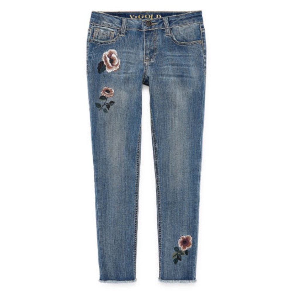 vgold skinny ankle jeans girls plus size 18.5